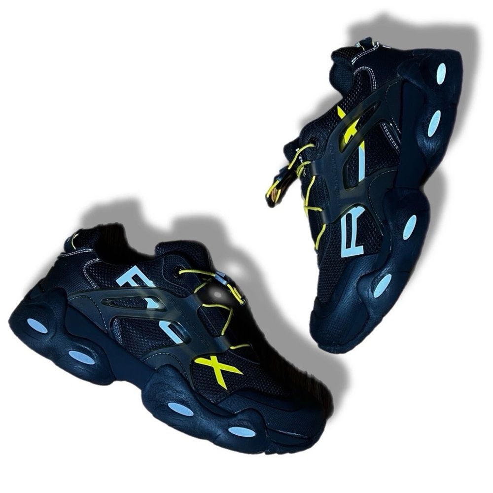 🏃🏽‍♂️Polo Ralph Lauren Black Mens RLX Tech Sneaker 9